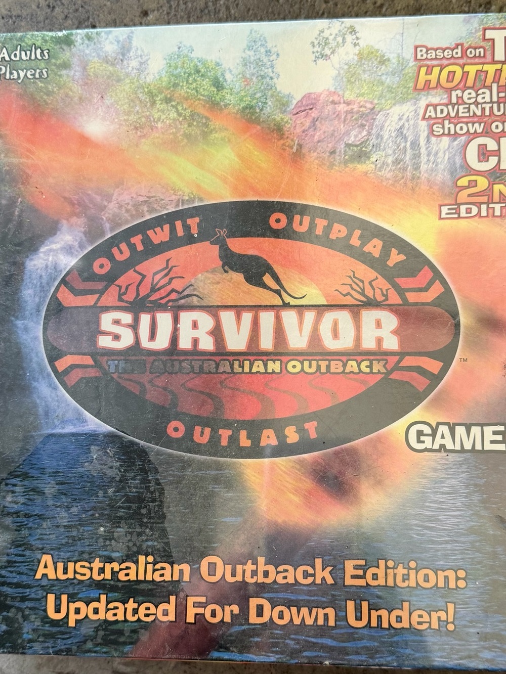 Survivor Australian Outback Edition Board Game - Orange/Black